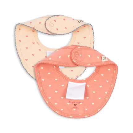 Konges Sløjd Slabbetje Coeur Lantana/Teddy Coeur 2St koop je bij Babywinkel