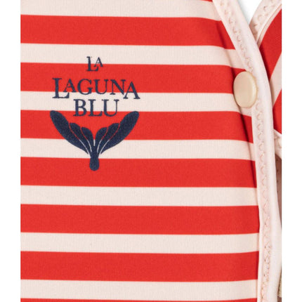 Konges Slojd Veste de bain Stripe Rouge 3-6 ans