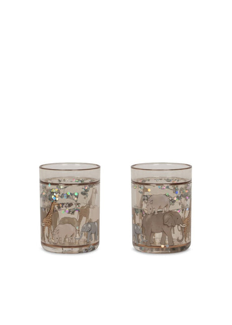 Konges Slojd 2 Glitter Bekers Safari koop je bij Babywinkel