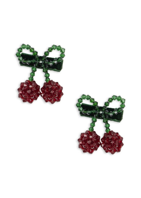 Konges Slojd 2 Pack Cherry Hair Clip Red/Glitter koop je bij Babywinkel
