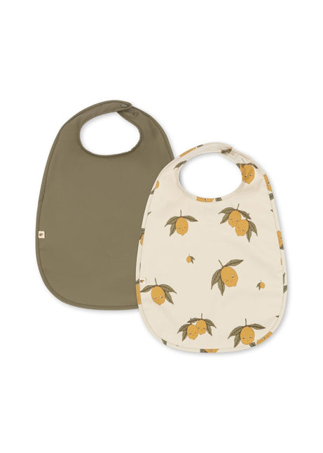 Konges Slojd 2 Pack Dinner Bib Sweet And Sour/Aloe koop je bij Babywinkel