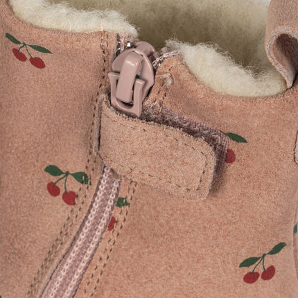 Konges Slojd Baby Schoentjes Boots Cherry - Konges Slojd - Babywinkel - 5715404261012