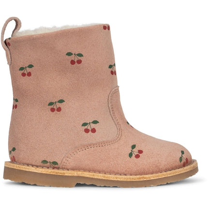 Konges Slojd Baby Schoentjes Boots Cherry - Konges Slojd - Babywinkel - 5715404261012
