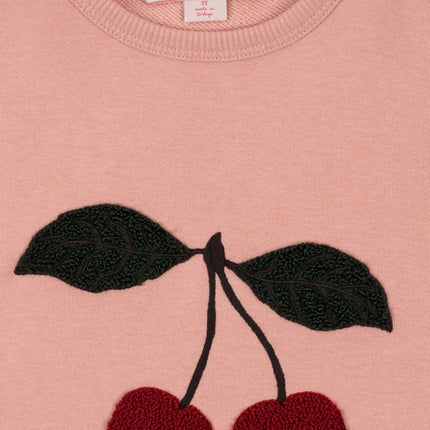 Konges Slojd Baby Sweater Lou Terry Sweat OCS Mellow Rose koop je bij Babywinkel