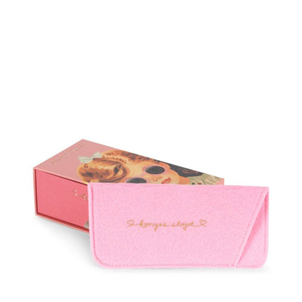 Konges Slojd Baby Zonnebril Flower Glitter Rose - Konges Slojd - Babywinkel - 5715681040133