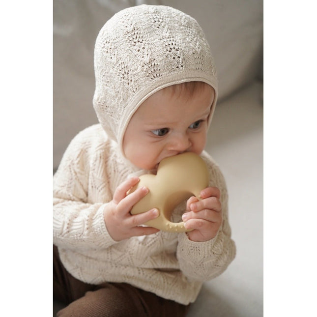 Konges Slojd Bijtring Borsten Creamy White 10cm - Konges Slojd - Babywinkel - 5712982425584