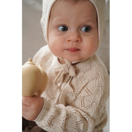 Konges Slojd Bijtring Borsten Creamy White 10cm - Konges Slojd - Babywinkel - 5712982425584