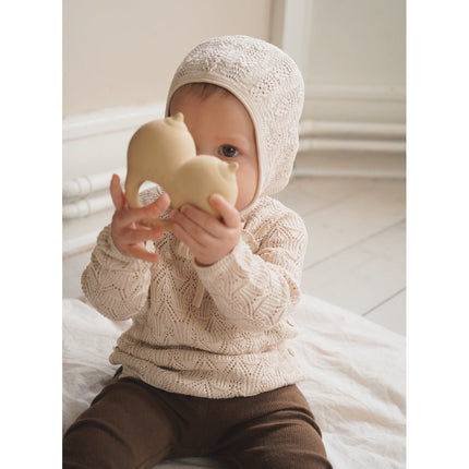 Konges Slojd Bijtring Borsten Creamy White 10cm - Konges Slojd - Babywinkel - 5712982425584