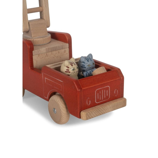 Konges Slojd Houten Speelgoed Brandweerwagen - Konges Slojd - Babywinkel - 5715404343558