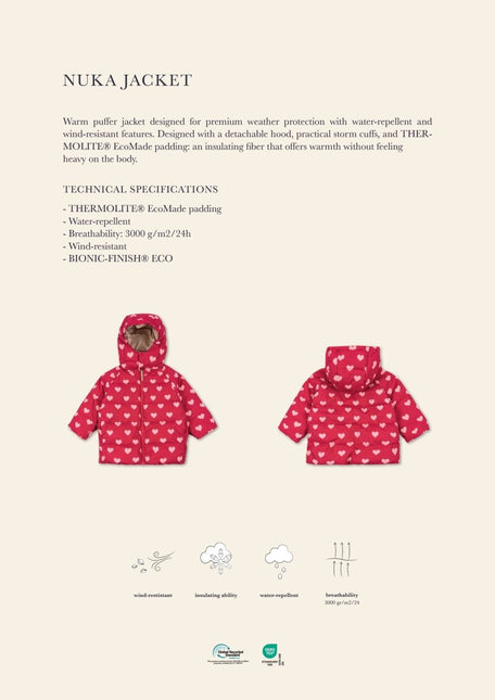 Konges Slojd Kinderjas Nuka Coeur Rose Coloré koop je bij Babywinkel