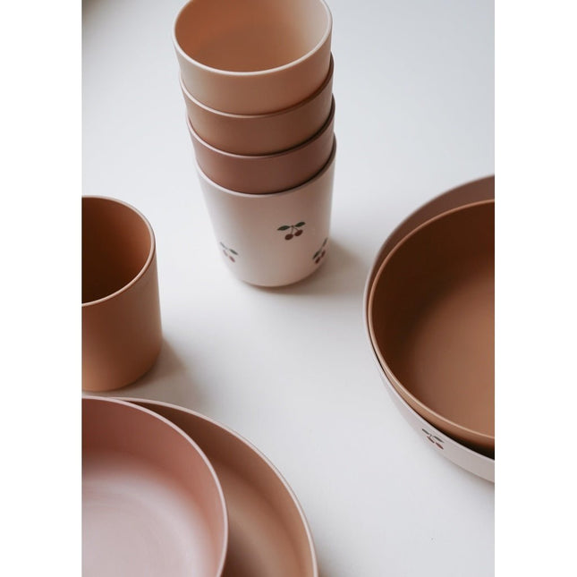 Konges Slojd Kinderservies Set Bekers Cherry Mix 5St - Konges Slojd - Babywinkel - 5715404093736