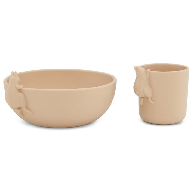 Konges Slojd Kinderservies Set Bunny Shell 2 Delig - Konges Slojd - Babywinkel - 5712982829702