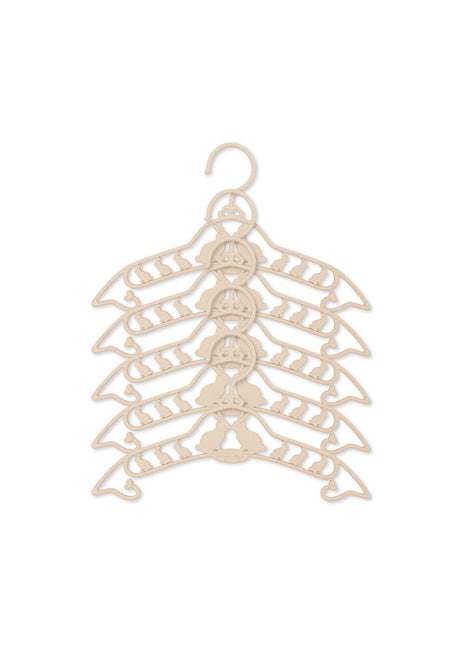 Konges Slojd Kledinghanger Kids Bunny Creme 5St koop je bij Babywinkel