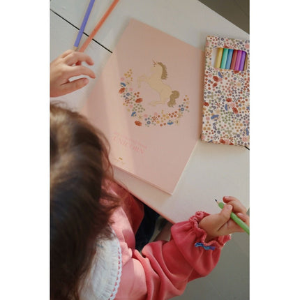 Konges Slojd Kleurboek met Potloodjes Unicorn - Konges Slojd - Babywinkel - 5715404342100