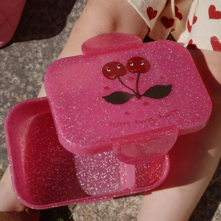 Konges Slojd Lunchtrommel Cherry Glitter - Konges Slojd - Babywinkel - 5715681039281