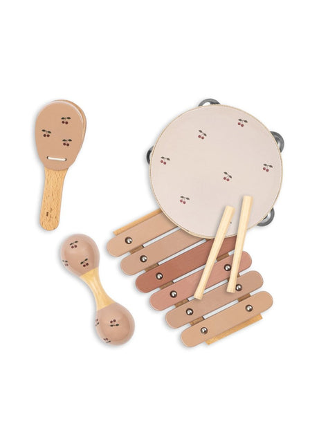 Konges Slojd Muziek Set Cherry Glossy Cherry - Babywinkel - 5715681071526