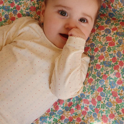 Konges Slojd Romper Lange Mouw Fete De Fleur - Konges Slojd - Babywinkel - 5715681001417