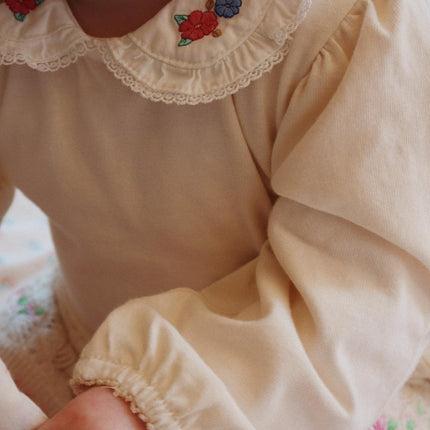Konges Slojd Romper Pami Antique White - Konges Slojd - Babywinkel - 5715681026014