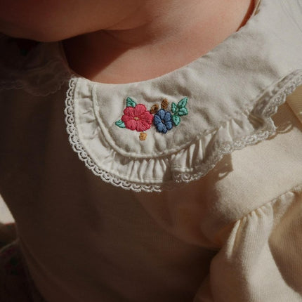 Konges Slojd Romper Pami Antique White - Konges Slojd - Babywinkel - 5715681026014