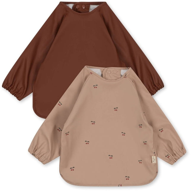 Konges Slojd Slabbetje Met Arrmen Cherry 30cm 2st - Konges Slojd - Babywinkel - 5712982725721