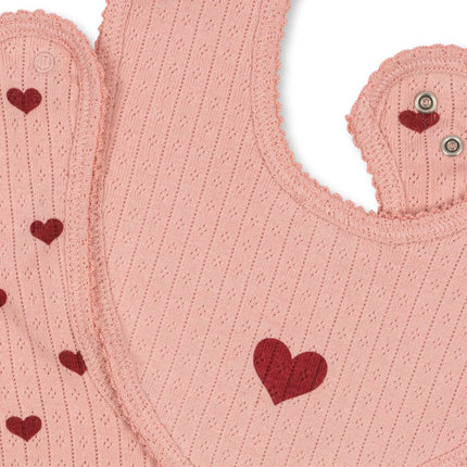 Konges Slojd Slabbetje Minnie Mellow Rose 2St - Konges Slojd - Babywinkel - 5715681027769