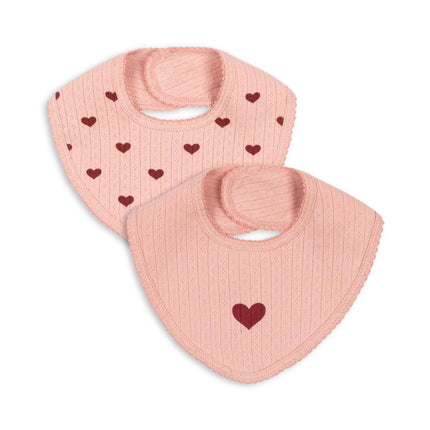 Konges Slojd Slabbetje Minnie Mellow Rose 2St - Konges Slojd - Babywinkel - 5715681027769