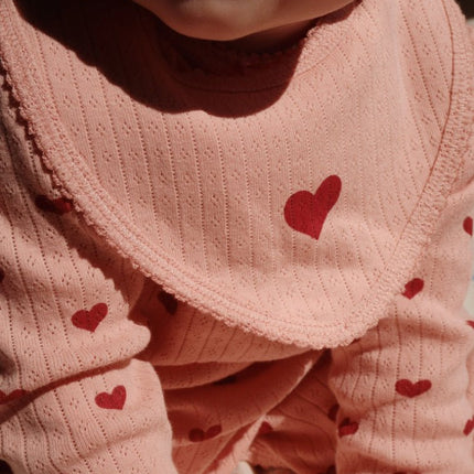 Konges Slojd Slabbetje Minnie Mellow Rose 2St - Konges Slojd - Babywinkel - 5715681027769
