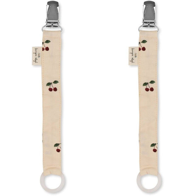 Konges Slojd Speenkoord Cherry 15cm 2st - Konges Slojd - Babywinkel - 5715404112130