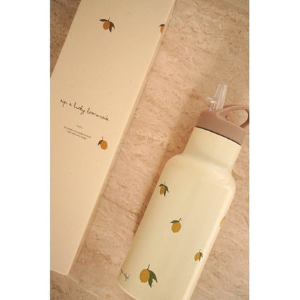Konges Slojd Thermosfles Lemon 350ml - Konges Slojd - Babywinkel - 5715404005517