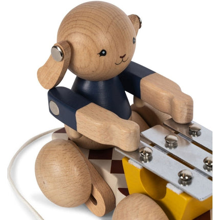 Konges Slojd Trekfiguur Bunny Musziek Xylophone - Konges Slojd - Babywinkel - 5715404343619