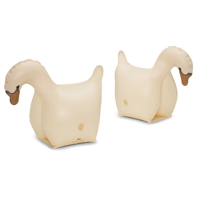 Konges Slojd Zwembandjes Swan Cream Off White koop je bij Babywinkel