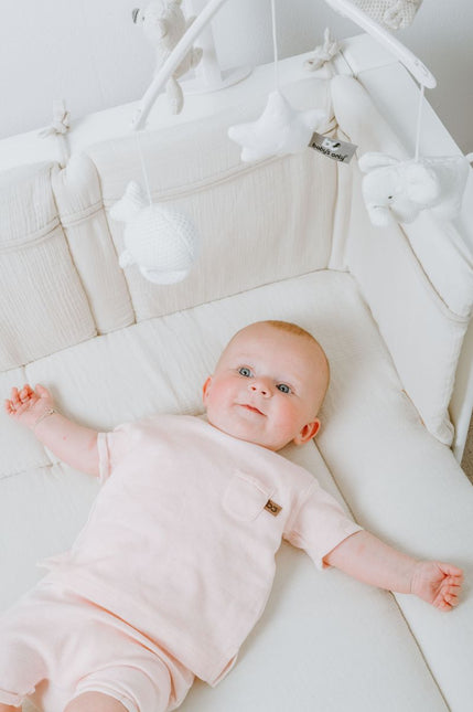 Kort broekje Melange classic roze - Babywinkel - 8720512364071