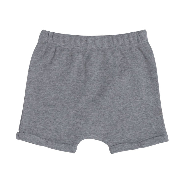 Kort broekje Melange grijs - Babywinkel - 8720512364156