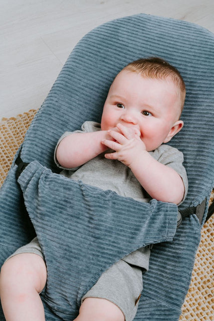 Kort broekje Melange grijs - Babywinkel - 8720512364156