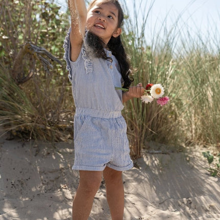 Kort tuinpak Denim Blue Stripe koop je bij Babywinkel