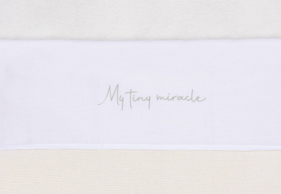 Laken Ledikant 120x150cm My Tiny Miracle - Olive Green - Babywinkel - 8717329376632