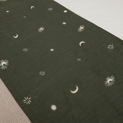 Laken Ledikant 120x150cm Stargaze - Leaf Green - Babywinkel - 8717329369207