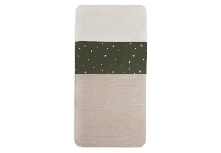 Laken Ledikant 120x150cm Stargaze - Leaf Green - Babywinkel - 8717329369207