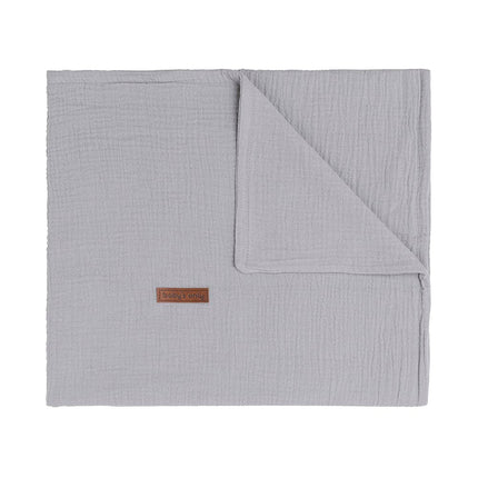 Ledikantdeken Breeze grijs - Babywinkel - 8720512369854