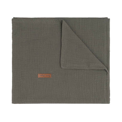 Ledikantdeken Breeze khaki - Babywinkel - 8720512369861