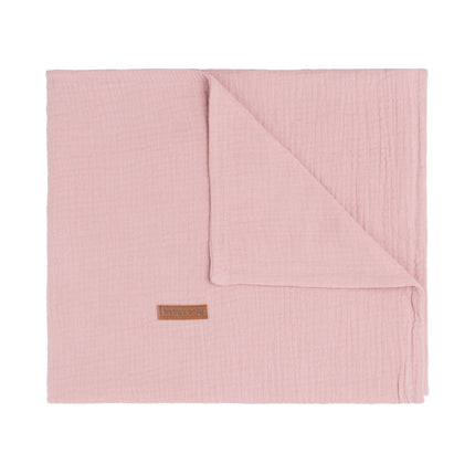 Ledikantdeken Breeze oud roze - Babywinkel - 8720512369816