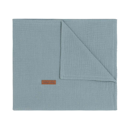 Ledikantdeken Breeze stonegreen - Babywinkel - 8720512369823
