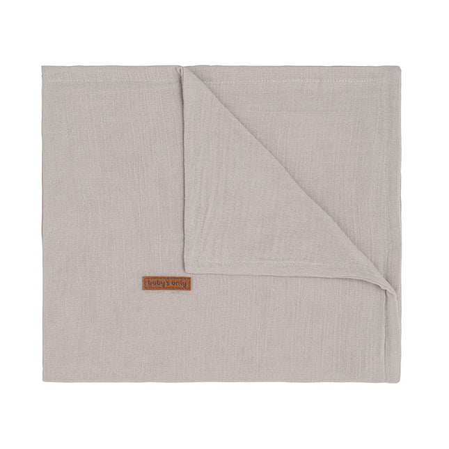 Ledikantdeken Breeze urban taupe - Babywinkel - 8720512369892