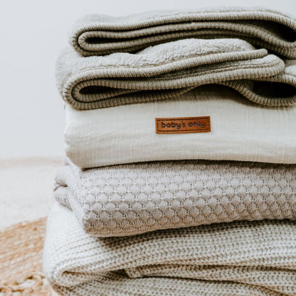 Ledikantdeken Breeze warm linen - Babywinkel - 8720512369878