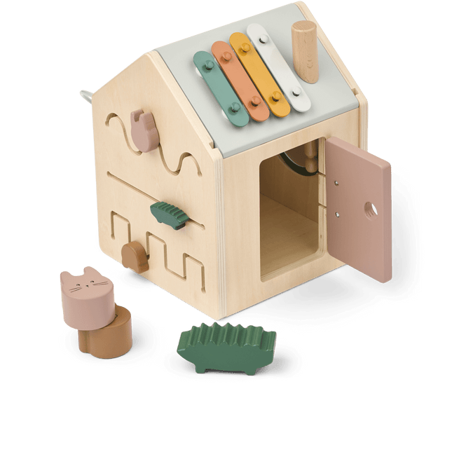 Liewood Activiteitenkubus Huis Van Hout koop je bij Babywinkel