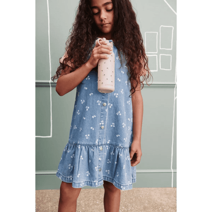 Liewood Baby Jurkje Sybilla Cherry Heart Sandy / Denim koop je bij Babywinkel