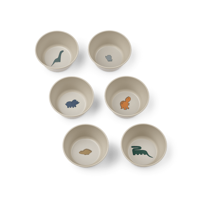 Liewood Baby Kom Cees 6 - Pack Dinosaurs / Mist - Liewood - Babywinkel - 5715493378769