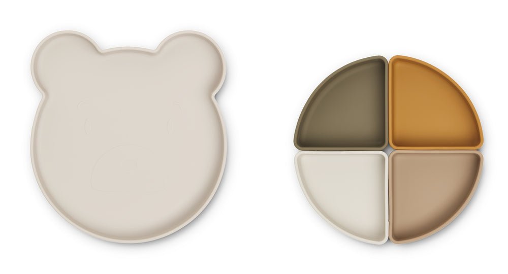 Liewood Babybord Arne Mr Bear Sandy koop je bij Babywinkel