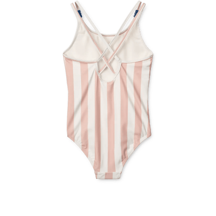 Liewood Badpak Kind Suna Stripe Sorbet Rose / Creme De La Creme koop je bij Babywinkel