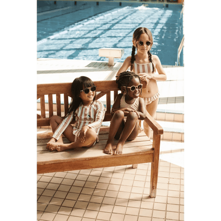 Liewood Bikini Kind Coral Blush / Creme De La Creme Stripe koop je bij Babywinkel